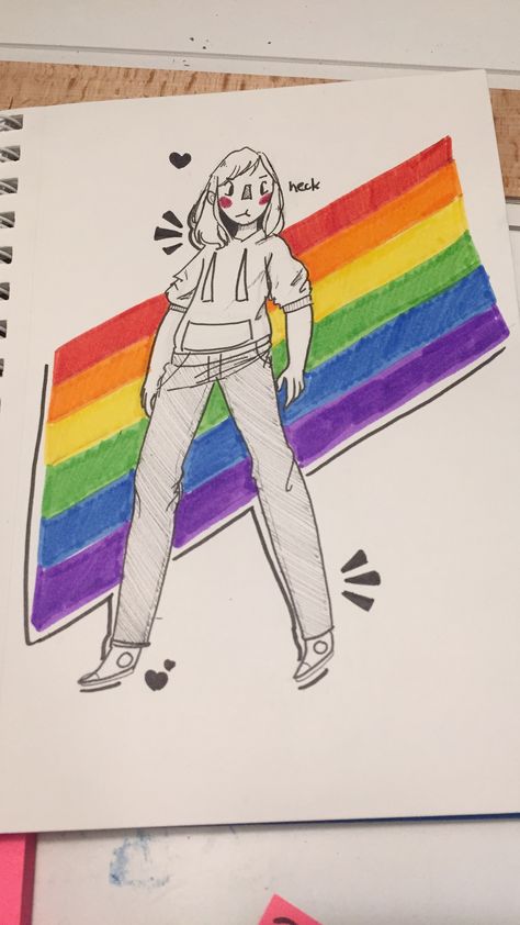 Lgbtq Drawings Pencil, Lesbian Sketchbook Drawings, Drawings Ideas Doodles, Lesbian Doodles, Gay Drawing Ideas, Funny Drawings Ideas, Lgbtq Drawings, Sketchbook Moodboard, Doodles Creative