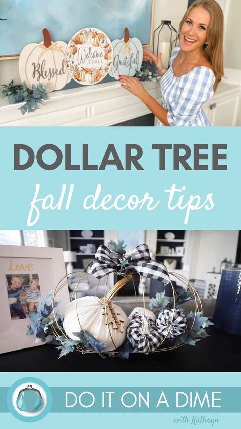 Today, we are decorating for FALL using Dollar Tree products. I love all of the new finds and easy ideas to decorate your home on a budget. What is your favorite? Diy Fall Decorations Dollar Store, Dollar Store Diy Decor, Dollar Store Fall Crafts Diy, Fall Fireplace Decor, Fall Mantle Decor, Fall Pumpkin Crafts, Fall Fireplace, Fall Decor Dollar Tree, Fall Mantle