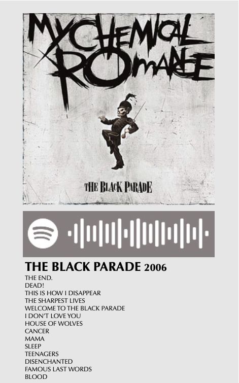 the black parade, my chemical romance, music, album, edit, aesthetic The Black Parade Aesthetic, Black Parade Album, Mcr Albums, House Of Wolves, The Black Parade, Black Parade, Edit Aesthetic, Famous Last Words, Gerard Way