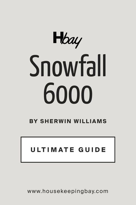 Snowfall SW 6000 by Sherwin-Williams. The Ultimate Guide Elegant Paint Colors, Laundry Room Paint Color, Sherman Williams, Laundry Room Paint, Crazy Houses, Kitchen Wall Colors, Calming Colors, Kitchen Paint, Paint Colors For Home