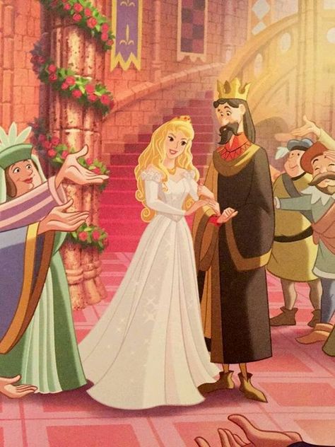 Disney Aurora Wedding Dress, Princess Aurora Wedding Dress, King Stefan, Princesa Disney Aurora, Princesa Disney Bella, Sleeping Beauty Wedding, Sleeping Beauty Art, Disney Aurora, Aurora Wedding