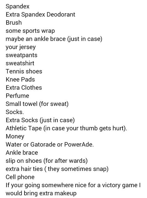 What to pack in your volleyball bag Volleyball Conditioning, Volleyball Tryouts, Volleyball Camp, Bag Workout, Volleyball Clothes, Volleyball Girl, Volleyball Bag, Volleyball Memes, Volleyball Gear