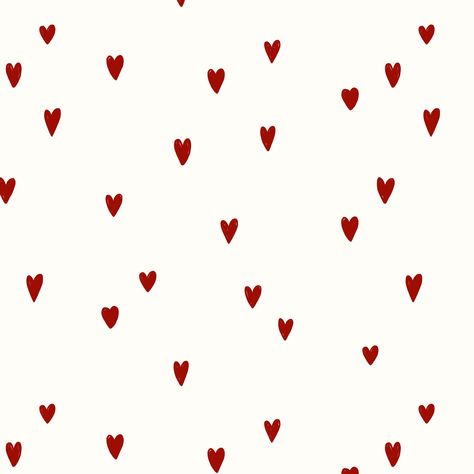 Tiny Red Hearts Wallpaper, Heart Fabric Pattern, Cotton Heart Print Bedtime Set, Red Heart Pattern, Hand Drawn Heart, Drawn Heart, Red Heart Patterns, Polartec Fleece, Heart Sketch