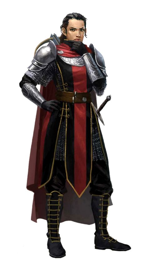 Female Human Fighter Guard Captain - Pathfinder PFRPG DND D&D d20 fantasy Guard Captain, Pathfinder Character, Female Armor, Forgotten Realms, Female Knight, Dungeons And Dragons Characters, Female Human, Fantasy Armor, Fantasy Warrior