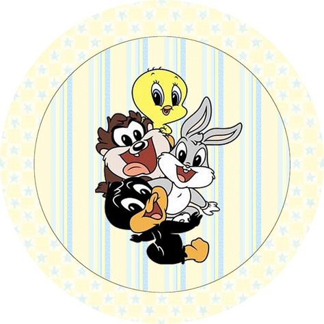 Imágenes de los Looney Tunes Bebés. - Ideas y material gratis para fiestas y celebraciones Oh My Fiesta! Looney Tunes Party, Looney Tunes Wallpaper, Baby Shower Pictures, Baby Looney Tunes, Candy Bar Labels, First Birthday Party Decorations, Mickey Mouse Cartoon, Baby Shawer, Baby Themes