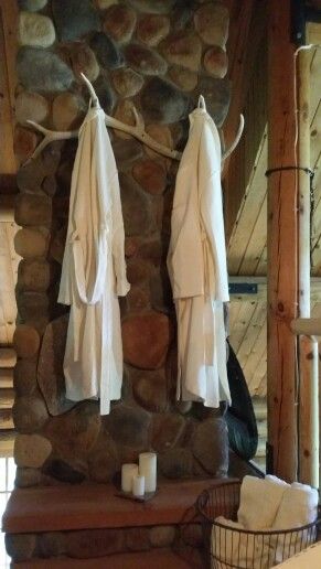 Antler Towel Holder, Antler Towel Rack, Spa Bathrooms, Antler Ideas, Elk Horn, Log Cabin Living, Christmas Barbie, Cabin Living, Bathroom Spa