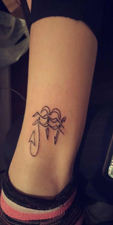 Aquarius And Scorpio Tattoo Together, Scorpio And Aquarius Tattoo Combined, Scorpio Aquarius Tattoo, Aquarius And Scorpio Tattoo, Couples Zodiac Tattoos, Aquarius Scorpio, Aquarius And Scorpio, Aquarius Tattoo, Scorpio Tattoo