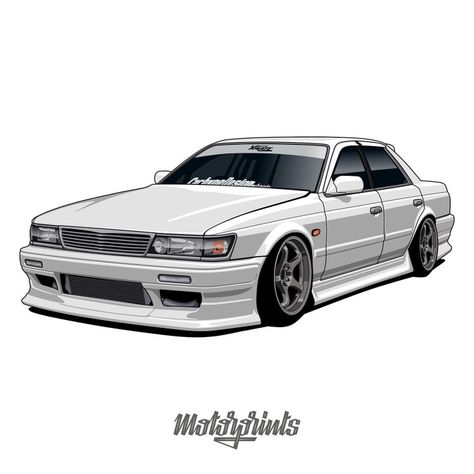 Order Illustration, B13 Nissan, Custom Cars Paint, Jdm Wallpaper, Best Jdm Cars, Automotive Artwork, Car Vector, Car Artwork, Custom Muscle Cars