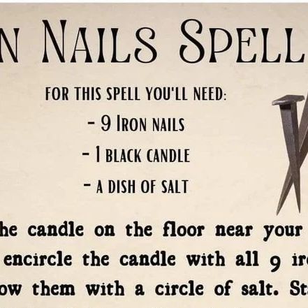 Banishing Negative Energy, Protective Herbs, Rusty Nails, Iron Nails, Spiritual Bath, Homemade Oil, Black Candle, Black Candles, Book Of Shadows