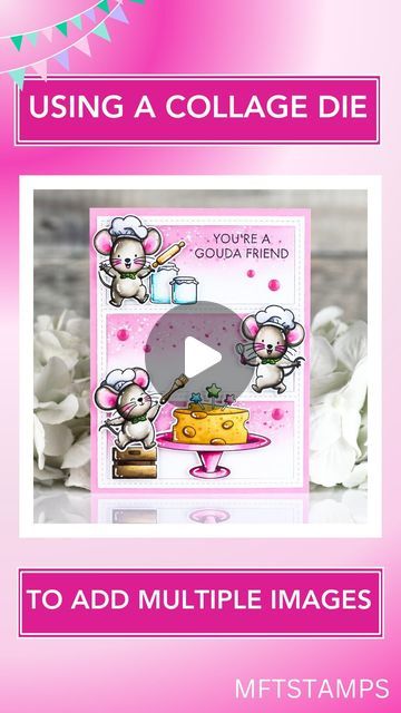 Rachel Alvarado on Instagram: "Watch my reel to see how easy it is to create a card layout using a collage die! 🩷

@mftstamps has a variety of Blueprint & Coverplate Die-namics that are perfect for this! 

Get 45% OFF your order from MFT STAMPS using the code CHRISTMAS from now until July 11th. 

Head to my blog via my clickable link in bio (post is from last year) for my card details! ⬆️⬆️⬆️

https://bit.ly/MFT_CollageDie

#mftstamps #yuzustamps #cardmakersofinstagram #rachelalvaradodesigns #collagecard" Mft Box Cards, Mft Card Sketches With Measurements, Mft Jingle All The Way Cards, Mft Turntable Cards, Mft Card Sketches, Multiple Images, Mft Cards, Mft Stamps, July 11