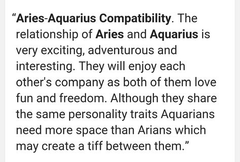 Aries - Aquarius Compatability Aries Aquarius Friendship, Aries Aquarius Compatibility, Aries And Aquarius Friendship, Aries And Aquarius Relationship, Aquarius Friendship, Aries And Aquarius Compatibility, Aquarius And Aries, Aquarius Relationship, Aries Relationship