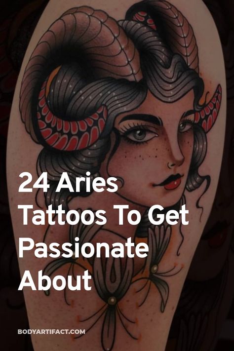 We've collected the best aries-tattoos to help inspire your next piece of ink. Aries Female Tattoo, Aries Goddess Tattoo Design, Aries Sleeve Tattoo For Women, Aries Tattoo For Women Zodiac, Aries Zodiac Tattoos For Women, Aries Ram Tattoo Men, Aries Art Goddesses, Aries Moon Tattoo, Aries Woman Tattoo