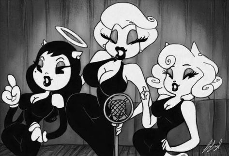 Old Cartoons Black And White, Cartoons 50s, 50s Cartoon, Whats Wallpaper, Cartoon Style Drawing, Alice Angel, Black And White Cartoon, Rubber Hose, Foto Tips