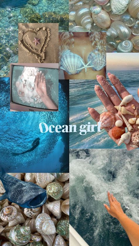 #ocean #vibes #sea #mermaid Summer Mermaid Aesthetic, Syd Core, Ocean Core Aesthetic, Ocean Wallpapers, Beach Core, Beach Wall Collage, Grounding Exercises, Summer Wallpapers, My Future Job