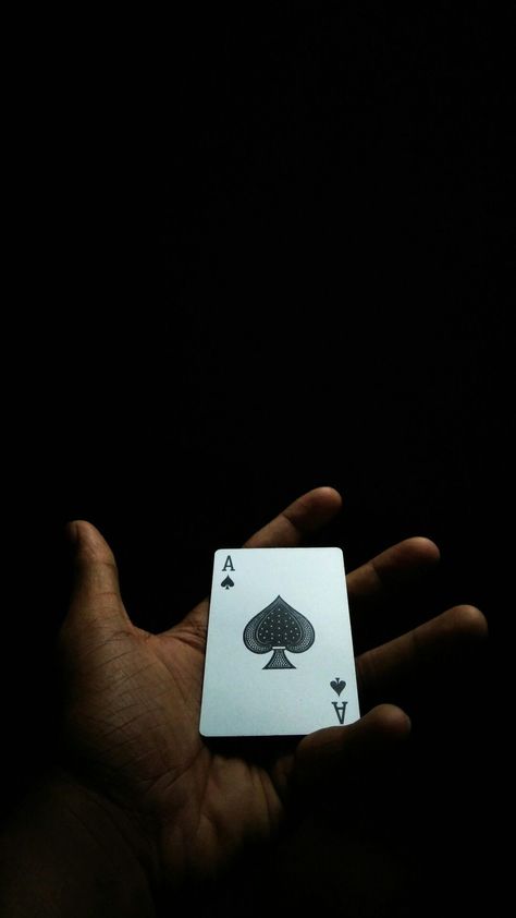 Ace Spade Wallpaper, Ace Of Spades Aesthetic Wallpaper, Ace Of Spades Card Aesthetic, Poker Cards Photography, Playing Cards Photography Ideas, Ace Card Wallpaper, Ace Card Aesthetic, Ace Of Spades Wallpaper, Ace Of Spades Aesthetic