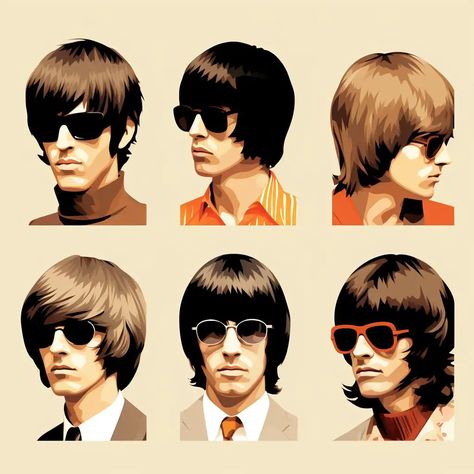 1960s Male Hairstyles, 1960s Hair Men, 1960s Male Fashion, 1970s Male Fashion, 60s Mens Hair, 60s Hairstyles Men, 60s Mod Hair, 60s Haircut, 70s Guys