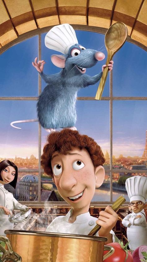 One of my all times favourite animated movie😌… Ratatouille Ratatouille Characters, Ratatouille Film, Ratatouille Movie, Ratatouille 2007, Pixar Studios, Ratatouille Disney, Film Characters, Circus Characters, Images Disney