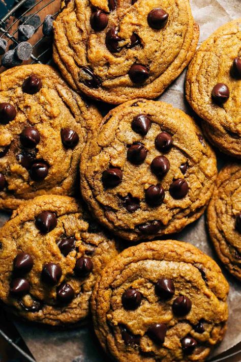 Butternut Bakery, Best Gingerbread Cookies, Fall Cookie Recipes, Pumpkin Cookie Recipe, Chocolate Chip Cookies Ingredients, Pumpkin Spice Cake, Pumpkin Chocolate Chip Cookies, Pumpkin Chocolate Chip, Cookie Spread