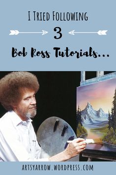 How To Paint Like Bob Ross, Bob Ross Paintings Tutorials, Bob Ross Paintings Tutorials Easy, Bob Ross Tutorial, Bob Ross Episodes, Bob Ross Painting Videos, Random Hobbies, Painting Basics, Bob Ross Art