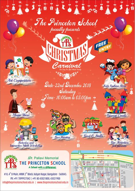 December Saturday, Carnival Christmas, Kids Fashion Show, Winter Carnival, Carnival Posters, Kids Carnival, School Flyer, Christmas Carnival, Magic Show