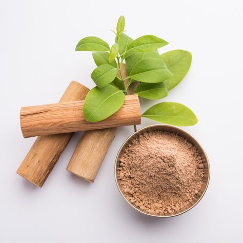 Soothing sandalwood powder, sticks and leaves Sandalwood Benefits, Fenugreek Benefits, Natural Candle Scents, Expensive Beauty Products, Sandalwood Powder, Sandalwood Essential Oil, Sandalwood Oil, Ayurvedic Herbs, Homemade Face