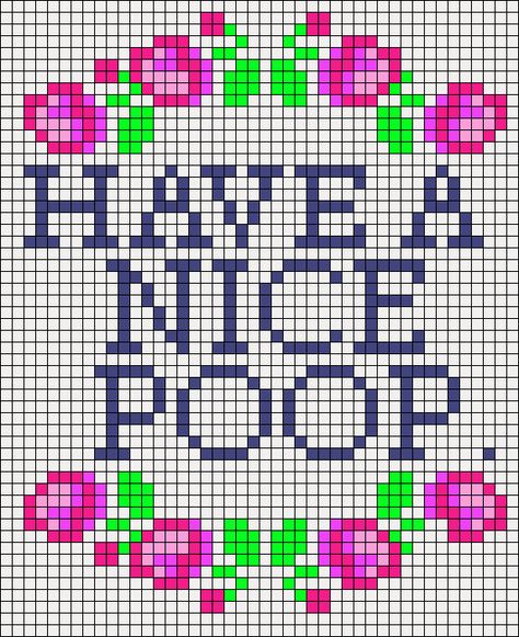 Alpha pattern #114765 | BraceletBook Cross Stitch Patterns Grid, Alpha Knitting Patterns, Billie Eilish Tapestry Crochet, Cottagecore Alpha Pattern, Funny Tapestry Crochet, Cute Crochet Tapestry, Two Color Alpha Patterns, Crochet Grid Patterns Small Easy, Crochet Pixel Pattern Aesthetic