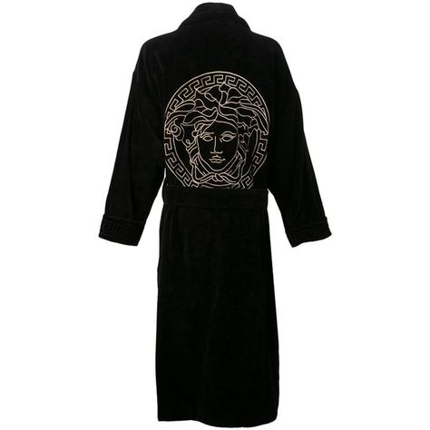 Versace Bathrobe, Embroidered Robe, Designer Loungewear, Versace Women, Embroidered Robes, Versace Outfit, Dressing Gown, Formal Outfit, Hot Outfits