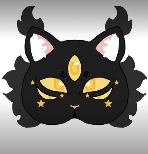 Therian Mask Ideas Cat Black, Black Cat Therian Mask Ideas, Therian Mask Designs, Cat Therian Mask Idea, Black Cat Therian Mask, Free Therian Mask Ideas, Therian Mask Ideas Cat, Therian Mask Ideas, Therian Ideas