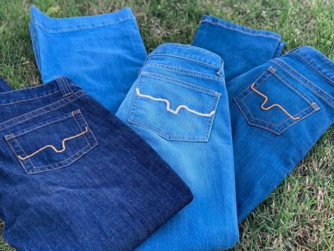 Kimes Ranch Jeans has made a huge splash in our denim line up, grab a pair and see why they have quickly become everyone’s favorite pair of jeans! Kimes Rach Jeans, Kimes Ranch Flare Jeans, Kim’s Ranch Jeans, Limes Ranch Jeans, Western Bootcut Jeans, Kimes Jeans Outfits, Country Brands, Ranch Clothes, 7s Jeans