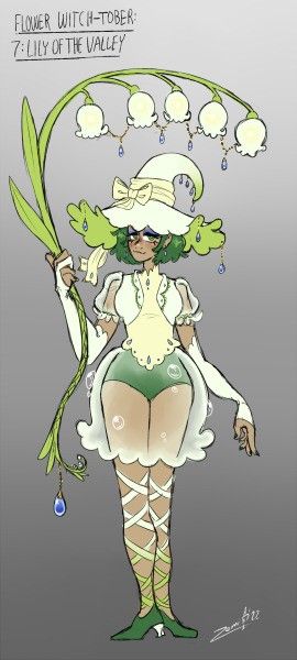 Lily Of The Valley Inspired Outfit, Lilly Of The Valley Dress, Lily Of The Valley Outfit, Fairy Outfit Ideas Drawing, Flower Themed Outfits, Flower Outfit Ideas, Fairy Outfit Drawing, Fairy Moodboard, Flower Oc