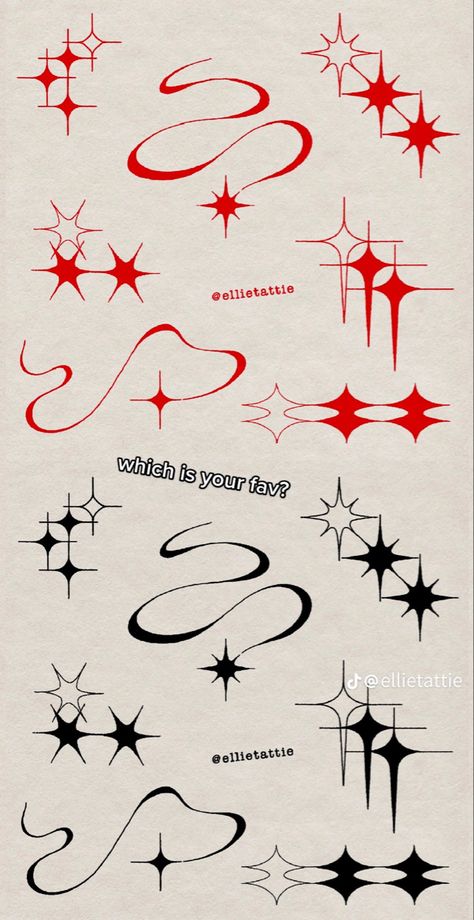 Tattoo Banner Ideas, Solar Graphic Design, Star Cybersigilism, Types Of Stars Drawing, Star Line Tattoo, Nails Graphic Design, And Symbol, Dark Star Tattoo, Starburst Tattoo