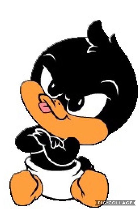 Cartoon Looney Tunes, Baby Disney Characters, Baby Looney Tunes, Looney Tunes Characters, Cartoon Pictures, Baby Drawing, Daffy Duck, Drawing Cartoon, Iron Age