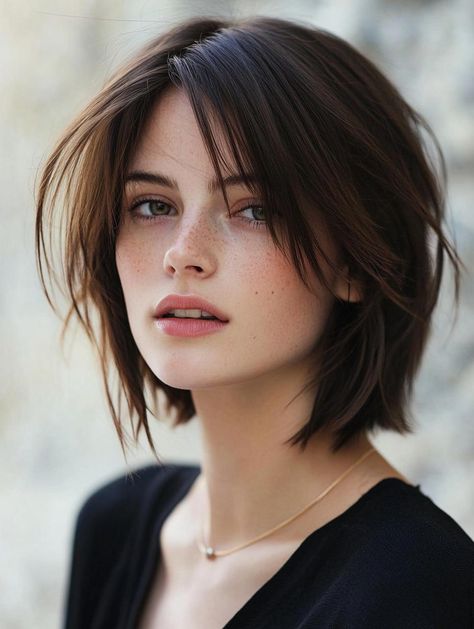 Simply Hairstyles, Haircut For Face Shape, Chin Length Haircuts, Women Short Hair, Chin Length, Chin Length Hair, Short Curly Haircuts, Lob Hairstyle, Haircut Inspiration