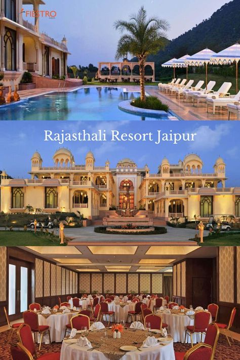 Rajasthali Resort Jaipur Wedding Event Planning Poster, Destination Wedding Budget, Jaipur Wedding, Palace Wedding, Destination Wedding Locations, Luxury Wedding Venues, Lush Garden, Royal Wedding, Wedding Package