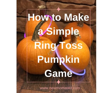 How to Make a Simple Ring Toss Pumpkin Game Pumpkin Ring Toss Game, Pumpkin Toss Game, Pumpkin Ring Toss, Kindergarten Halloween Party, Pumpkin Game, Pumpkin Games, Pumpkin Ring, Classroom Halloween, Fall Parties