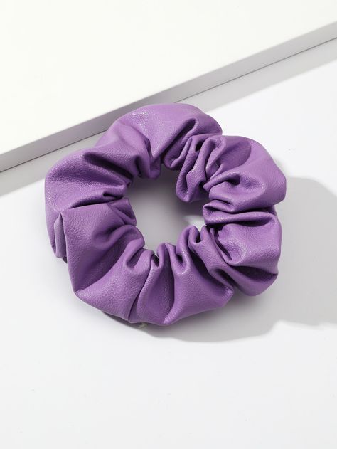 Purple Scrunchie, Minimalist Hair Accessories, Minimalist Hair, Pink Wallpaper Iphone, Kawaii Aesthetic, Crazy Girls, Scrunchie Hairstyles, Hair Tie, Pink Wallpaper