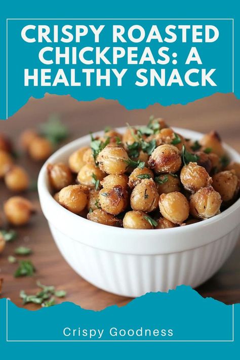 🥙 Crispy Chickpeas – These crispy roasted chickpea recipes are the perfect healthy snack! Full of flavor and super easy to make. 🌿 #RoastedChickpeas #HealthySnacks #CrispyGoodness #PlantBasedEating Chic Peas Recipes Snacks, Chick Peas Roasted, Healthy Snacks Salty, Roasted Chickpea Recipes, Roasted Chickpeas Snack, Roasted Chickpeas Recipe, Crispy Roasted Chickpeas, Chickpeas Roasted, Chickpea Recipes Roasted