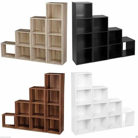 Furniture Bookcases, Book Shelving, Display Shelf Design, Bookshelf Wood, Bathroom Shower Stalls, Wooden Storage Shelves, Storage Bookshelf, Shelving Display, Cube Storage Shelves