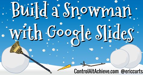 Do you want to build a snowman? Well now you can with this fun, and educational, Google Slides activity. This is a great way for students to be creative and to work on their writing skills by describing or writing about their snowman. Winter Library Lessons, Library Lessons Elementary, Sneezy The Snowman, Library Lesson Plans, Computer Lessons, Snowmen Activities, Spanish Lesson Plans, Elementary Library, Library Lessons