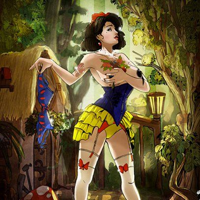 Disney Pin Up, Mode Pin Up, Dark Disney, Fairytale Fantasies, Twisted Disney, Grimm Fairy Tales, Fairytale Fantasy, Art Disney, Arte Disney