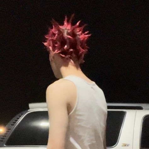 Emo Spike Hair, Small Liberty Spikes Hair, Short Hair Liberty Spikes, Liberty Spikes Men, Liberty Spikes Short Hair, Liberty Spikes Hair, Red Spiky Hair, Spiky Hair Men, Spikes Hairstyle