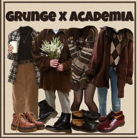 𝓘𝓷𝓼𝓽𝓪𝓰𝓻𝓪𝓶 𝓫𝔂: @noirnicheche Grunge X Academia Outfits, Grunge Academia Outfits, Chaotic Academia Outfits, Grain Filter, Punk Academia, Grunge Academia, Academia Aesthetic Outfit, Dark Academia Outfits, Estilo Harajuku