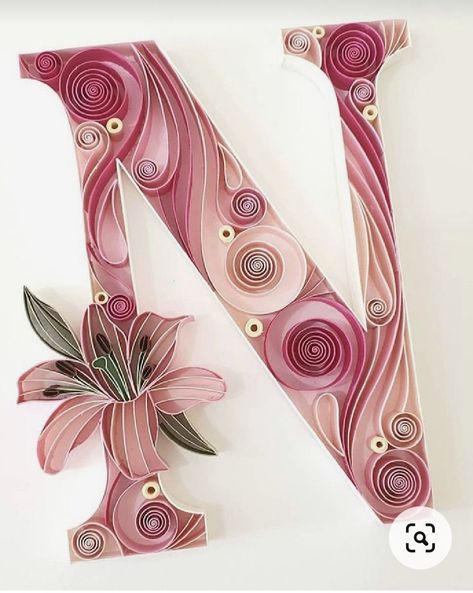 Wallpaper Mawar, Diy Quilling Crafts, Quilling Letters, Neli Quilling, Arte Quilling, Paper Quilling Tutorial, Paper Quilling For Beginners, Origami And Quilling, Quilling Work