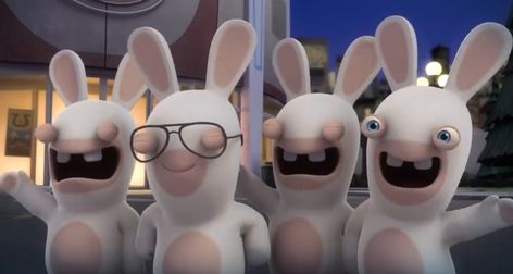 Rabbid Invasion, Rabbit Invasion Aesthetic, Rabbits Invasion, Rabbit Invasion, Pake Nanya, Rabbids Invasion, Rabbit Icon, Funny Bunnies, Cartoon Profile Pics