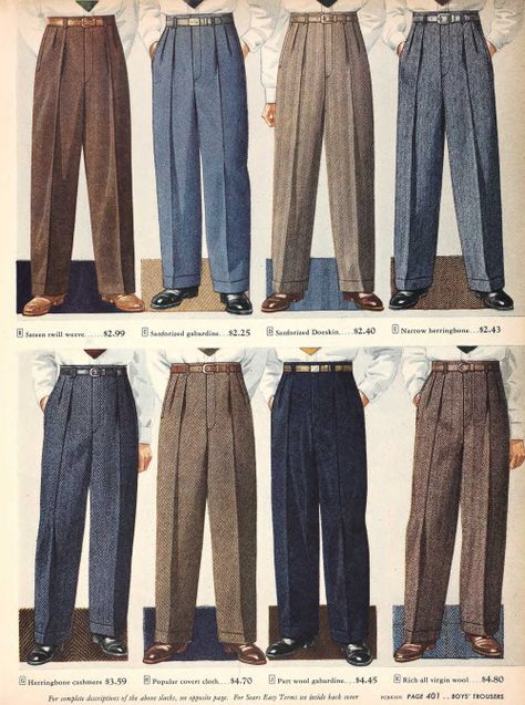 1940s Men’s Suit History and Styling Tips 40s Men Outfit, 50s Fashion Men, Vintage Men Outfit, 50s Mens Fashion, Pleated Pants Outfit, 1940s Men, Ww2 Fashion, 1940s Mens Fashion, Men Vintage Style