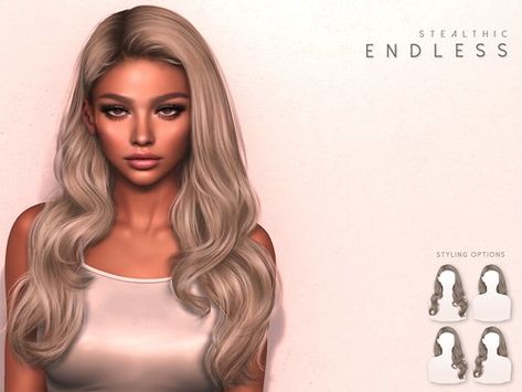 Stealthic - Endless @ Anthem | Stealthic Anthem Event Releas… | Flickr Sims 4 Blonde Hair, Sketches Face, Sims 4 Piercings, Sims 4 Cc Eyes, Bombshell Hair, Cc Hair, Sims Games, Thanks Everyone, Sims Hair