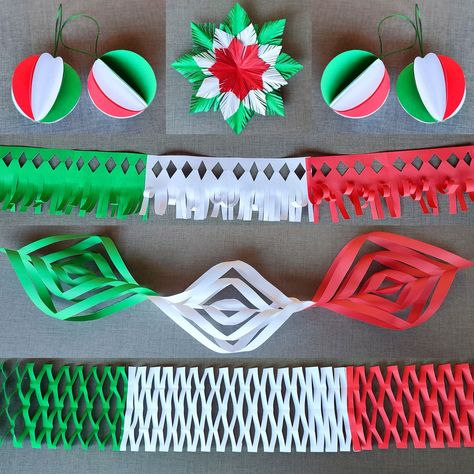 🔴Decoración tricolor para fiestas patrias México, ideas para hacer adornos patrios con papel | 😍Adornos Fáciles De Papel Para El 15 De Septiembre 😍 Decoración para fiestas Patrias😍 Viva México #adornosmexico #15deseptiembre #decoracióndepapel... | By Ideas Fantásticas Mexico Crafts, Baby Scrapbook Album, Unable To Sleep, Independence Day Decoration, Mexican Party Theme, Until Dawn, Mexican Party, Class Decoration, Baby Scrapbook