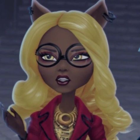 Wolf Icon Aesthetic, Clawdeen Wolf Icon, Aesthetic Monster High, Clawdia Wolf, Aesthetic Monster, Wolf Icon, Blonde Yellow, Red Blonde, Clawdeen Wolf