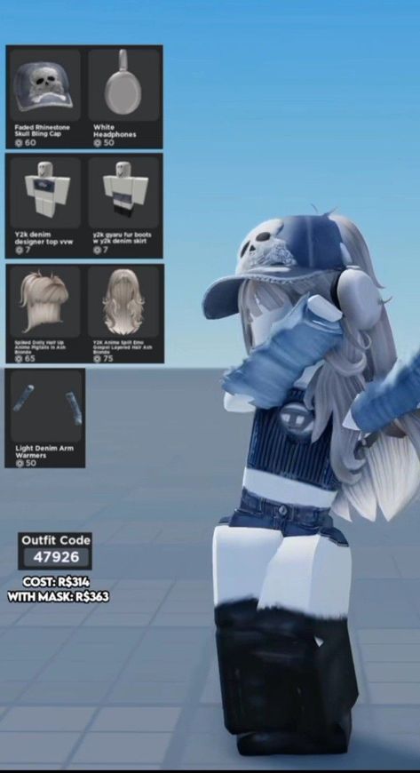 Roblox Avatars Ideas, Cute Roblox Outfits, Roblox Skin Ideas, Roblox Avatar Ideas, Emo Fits, Outfit Roblox, Roblox Skin, Emo Roblox Avatar, Pastel Poster