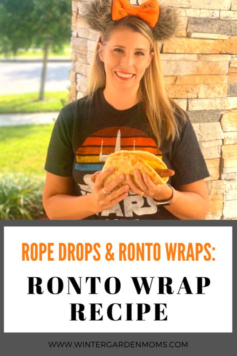 Ronto Wrap Recipe, Ronto Wrap, Be Our Guest Disney, Disney Inspired Recipes, Disney Inspired Food, Themed Recipes, Wrap Recipe, Disney Recipes, Disney Snacks